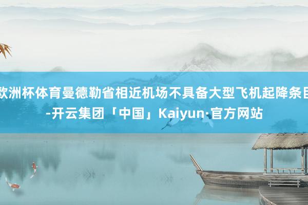 欧洲杯体育曼德勒省相近机场不具备大型飞机起降条目-开云集团「中国」Kaiyun·官方网站