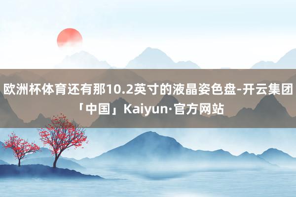 欧洲杯体育还有那10.2英寸的液晶姿色盘-开云集团「中国」Kaiyun·官方网站